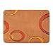 Produktbild Green Haoke rutschfeste Unterlage Braun 50S 70S Retro Circles Orange 1950S 1960S 1970S 60S Abstract Home Decor Willkommen Fußmatte Für Eingang Küche Badezimmer Schlafzimmer 15.7 × 23.5 Zoll