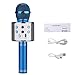 Produktbild Yao Bluetooth Microphone High Sensitivity KTV Music Playing Karaoke Microphone Blue