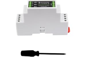 Waveshare Rail-Mount TTL To RS232 Galvanic Isolated Converter, Full-Duplex Communication, Lightningproof & Anti-Surge, Multi-Isolation Protection, TTL Serial Converter