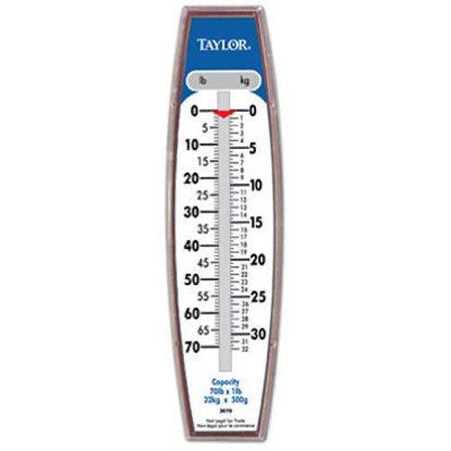 TaylorPrecision Products Hanging Scale (70-Pound/32-Kilogram)