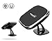 Produktbild Qi KFZ Ladestation mit Magnet Handyhalter - ElecGear Wireless Auto Car Charger Drahtlose Induktives Ladegerät mit Magnetische handyhalterung für Apple iPhone X 8 Plus, Samsung Galaxy und alle qi Handys mit Aufkleber zur Luftentlüftung, Armaturenbrett, Armlehnenbox, Tischplatte