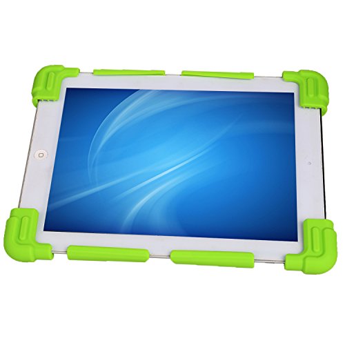 NEWSTYLE 8,9-10,5 Zoll Universal Tablet Ständer Halterung Hülle Ultra Slim Flexible Silikon Schutzhülle - Grün