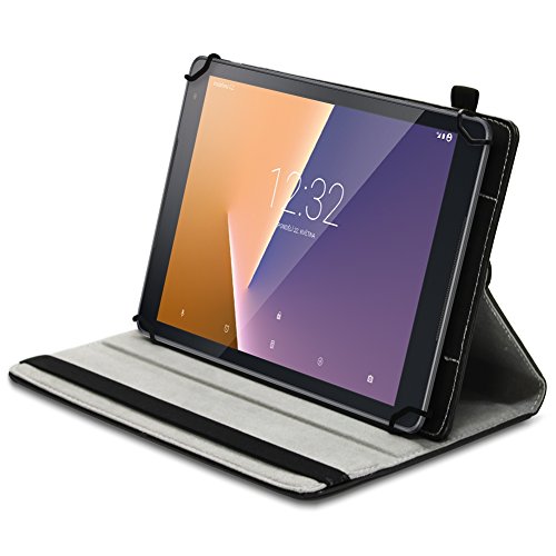 Vodafone Tab Prime 6 / 7 robuste Tablet-Schutz-Hülle aus hochwertigem Kunstleder Tasche mit Standfunktion 360° drehbar Universal-Cover-Case kombiniert Schutz und Design von UC-Express®, Farben:Motiv 12 - 2
