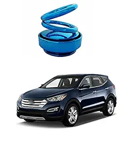 PRIKNIK Solar Energy Rotating Car Perfume with Long Lasting Organic Fragrance, Feel-Good Premium Car Air freshener Compatible with Hyundai Santa Fe Type 2 (2014-2015)