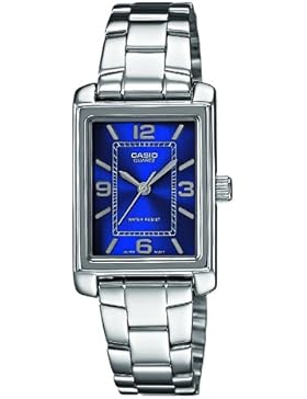 Casio Damen-Armbanduhr Classic Analog Quarz Edelstahl LTP-1234PD-2AEF