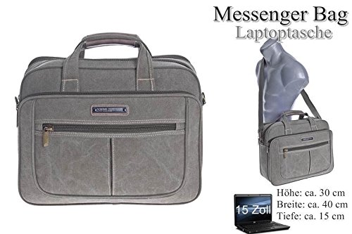 Schultertasche Aktentasche Flugbegleiter Laptop Umhängetasche Business Messenger Bag Notebook Tasche Black NEU … - 3