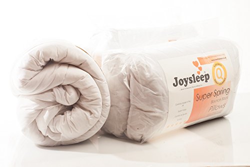 LOVE2SLEEP AMAZING VALUE BUNDLE - 13.5 TOG DUVET/ QUILT WITH 2 ULTRA BOUNCE PILLOWS NON ALLERGENIC SOFT TOUCH POLY COTTON - SINGLE
