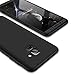 Produktbild Vectady Hart Hülle für Samsung Galaxy A8 2018, Slim Handyhülle Hardcase für Samsung Galaxy A8 2018,Stoßfest Hülle Schutzhülle Hart Case 3 in 1 Ultra Dünn 360 Grad PC Hartplastik Schutz Handyhüllen Armor Elegant Full Body Cover Fall Handytasche Abdeckung Premium Hartschale Luxus Etui Rundum Komplettschutz Plastik Bumper Tasche Schale für Samsung Galaxy A8 2018 - Schwarz