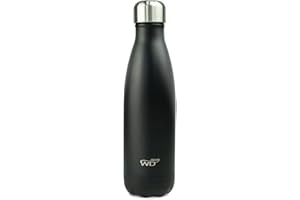 WD Lifestyle- Bottiglia Termica Acciaio Inox 500 ml - 24 Ore Freddo - 12 Ore Caldo