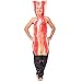 Produktbild EraSpooky Unisex Bacon Strip Kostüm Pig Meat Funny Food Fancy Dress