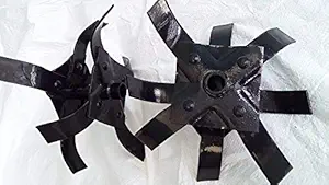 V Agro Tiller Blade Set (L+R) for All Types of Tiller Attachment - Type Rotor