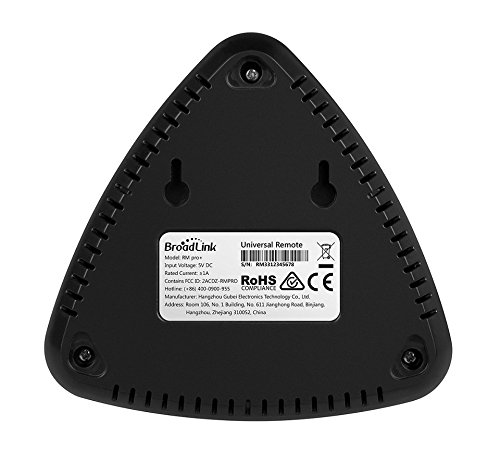 Broadlink RM PRO+ Intelligente Fernbedienung UnterstÃ¼tzung fÃ¼r Smartphone Control (Black,EU Standard)