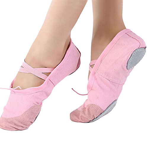 Preisvergleich Produktbild VECDY Damen Schuhe, Ballettschuhe Schwan Tanzschuhe Erwachsene Leinwand Balletttanzschuhe Hausschuhe Pointe Gymnastik Turnschuhe