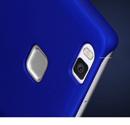 Qissy   Carcasa Huawei P9 Lite Todo Incluido Anti-Scratch Anti-Huella Dactilar a Prueba de Choque Suave Protective Case Cover Skin para Huawei P9 Lite  Azul Real 