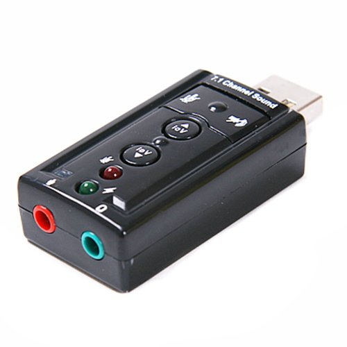 Afunta Dynamode 7-Kanal USB 2.0 Soundkarte schwarz 7.1
