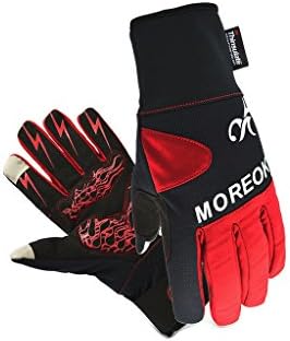 Touch Screen Gloves Men | Women | Unisex Water proof ski gloves | 3M Thinsulate Winter Gloves (X Large, Red)