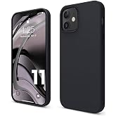 [SİYAH LANSMAN] For iPhone 11 modeli ile uyumlu İ&ccedil;i Kadife Y&uuml;zey Matte Esnek Silikon Kayma Yapmaz Darbe Emici Telefon Kılıfı 