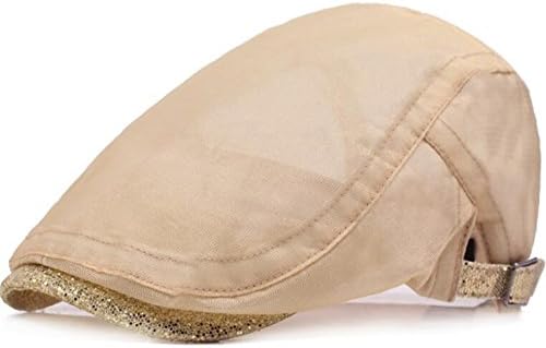 Summer Men And Women Youth Mesh Cap Breathable Forward Cap Sun Hat Female Cap Sun Protection Hollow Cap,Gold