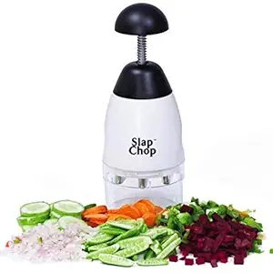 HARIHOME Plastic, Stainless Steel Vegetable Slap Chopper Gadget