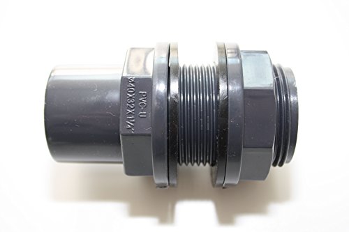 PVC-U Durchführung 32mm 40 x 32 x 1 1/4" mit Klebemuffe und Außengewinde