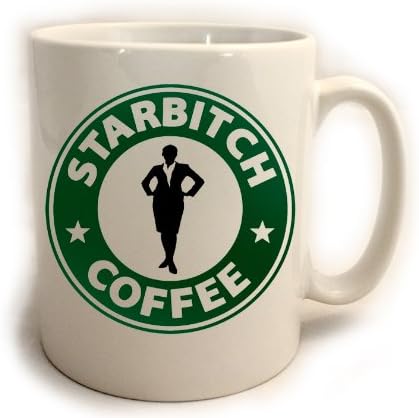 Star Bitch - Coffee Mug - Starbucks Style - Funny Mug - 11oz