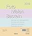 Produktbild Foto-Malen-Basteln Bastelkalender Pastell 2018: Fotokalender zum Selbstgestalten. Do-it-yourself Kalender mit festem Fotokarton. Format: 21,5 x 24 cm