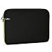 Produktbild Magiclux Tech 11-11,6 Zoll Laptoptasche Notebooktasche Laptophülle Laptop Schutzhülle Notebook Tasche Laptop Sleeve/Case Schutztasche Wasserfest Neoprene Laptop Hülle/ Notebook Computer Tablet Ultrabook Schutzhülle/ Briefcase Carrying Bag/ Pouch Cover/ Skin Cover/ Netbook Tasche Für Acer/ Asus/ Dell/ Fujitsu/ Lenovo/ HP/ Samsung/ Sony/ Toshiba (Schwarz mit Grün)