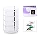 Hotrose Acrylic Jewellery Make-up Storage Holder with 4-Layer Swivel Box