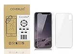 Unsere Coverlio Panzerschutzfolie ist für das iPhone X geeignet und lässt sich blasenfrei aufbringen. NICHT mit dem iPhone XS kompatibel.