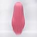 70cm Light Pink Long Synthetic Anime Women Lolita Straight Cosplay Wig