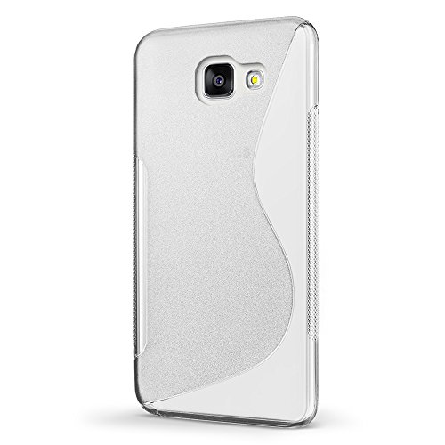 SLEO Funda para Samsung Galaxy A5 2017 Slim Fit TPU Carcasa de Parachoques Case Trasl  cido Suave con Absorci  n de Impactos y Resistente a los Ara  azos para Samsung Galaxy A5 2017 - Claro