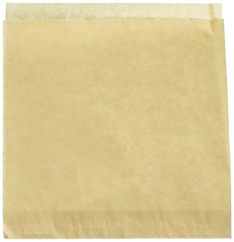 Bagcraft Papercon300107 EcoCraft Paper Grease Resistant Dubl Open Bag, 6-3/4" Length x 7" Width, Natural (Case of 2000)