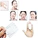 200 Pcs 3-Layer Cosmetic Makeup White Cotton Facial Cleansing Pads Cotton Puff