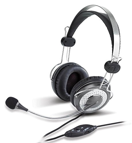 Preisvergleich Produktbild Genius HS-04SU Luxus Headset mit Geräuschunterdrückungsmikrofon für PC, Laptop, Skype / iCHOOSE
