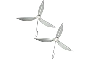 Junhui Set di 2 Kit di Pulizia One-Touch da 22-1/2 Pollici, One Touch Sistema di Pulizia Kit per Weber 90992 3618 7443 307443 307408 90719, Compatibile con Barbecue Weber, Parti di Ricambio 7444