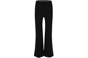 CHICTRY Enfant Fille Pantalon de Danse Moderne Jazz Pantalon Patte d'Elephant Pantalon Jambe Large Evasé Pantalon de Sport Yoga Pilates Fitness Bas Sportwear 3-14 Ans