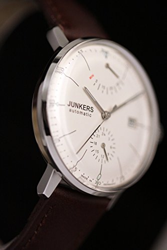 Junkers men's Automatic Watch Analogue Display and Leather Strap 60605