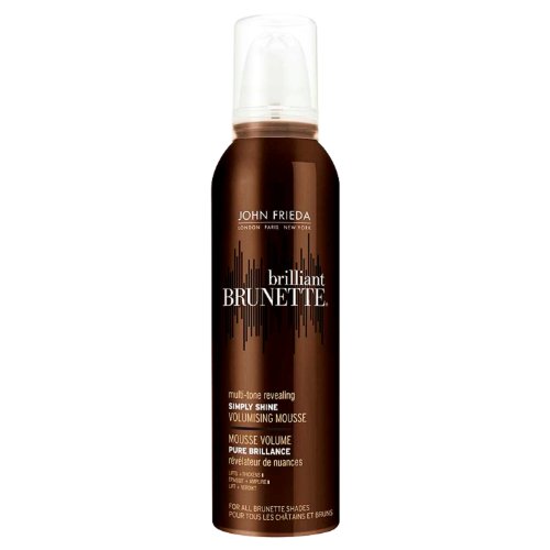 John Frieda Brilliant Brunette Multi-Tone Revealing Simply Shine Volumising Mousse 200ml