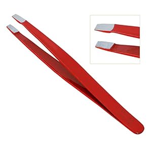 Professional Eyebrow tweezer Straight plucker hair remover Tweezerette (BLACK) - Image 8