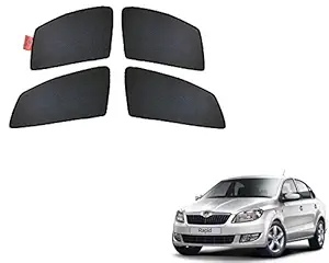 WolkomHome Car Half Curtain Sunshades Fix Curtains for Skoda Rapid