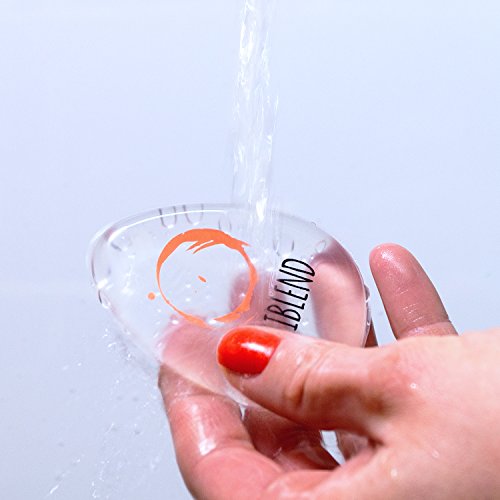 SILIBLEND © DER ORIGINAL PREMIUM SILIKON BLENDER VON IMPERIO | Perfekt zum Auftragen von Make Up & Foundation | 100% Silikon – Super hygienischer Silikon Sponge | Make Up Silikon Blender | Make up Schwamm Silikon - 4