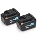 Produktbild 2 Stück POWERGIANT 10,8V 4.0Ah CXT Lithium-Ion Ersatzakku Akku für Makita BL1040B BL1015 BL1040 DF331DSMJ BL1020 197402-0 197390-1 DF331D,mit led Indikato