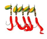 LENPABY 10 unids metal lentejuela spinner cuchara señuelos de pesca artificial peche wobble...