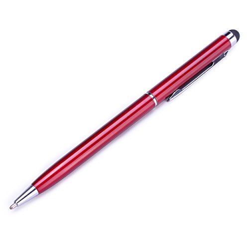 Liamoo 2 x Stylus Touchpen Stift für iPad, iPhone, Samsung Galaxy, HTC, Sony, Asus, usw (weinrot) - 4