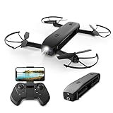 KLAPPBAR UND TRAGBAR: Die Drohne ist faltbar, klein und leicht mitzunehmen.Dimension:25.5*22*3 cm;Klappbare Dimension: 18*4*3 cm. Geeignet für Erwachsene und Kinder.