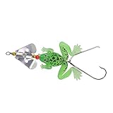 Alicedreamland Frog Lure Kit Conjunto de 1pcs 6.2gram Ataque Mano manivela Bait Bass Señuelos...