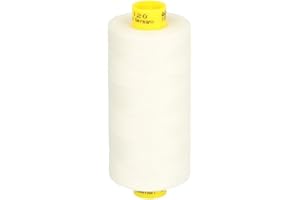 Gütermann Garn Mara 120 Allesnäher Nähgarn Polyester 1000m Nähmaschinengarn UV Beständig Creme