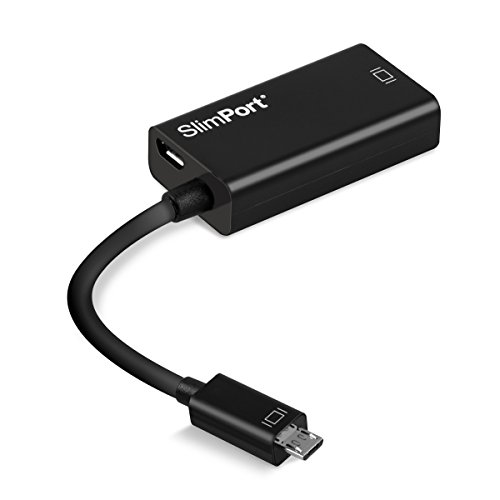 kwmobile SlimPort zu HDMI Adapter - Micro-USB zu HDMI-Adapter fÃ¼r SlimPort-fÃ¤hige Smartphones und Tablets - Videos Musik Ã¼ber Handy auf TV streamen