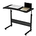Produktbild XIAOLIN Verstellbarer Laptop-Tisch, anhebender Notizbuch-Stand-entfernbarer tragbarer stehender Bett-Schreibtisch-einfaches Sofa-Frühstück-Behälter-fauler beweglicher justierbarer Stand-Schlaf-Nachttisch-Computer-Schreibtisch-Student-kleiner Schreibtisch ( Farbe : Schwarz , größe : L80W40 )