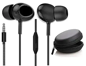 FANMADE R0K Wired In Ear Earphone with Mic (Black)